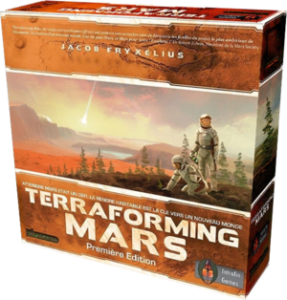 La boite du jeu de société Terraforming Mars