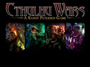 Le visuel de la boite du jeu de société Cthulhu Wars.